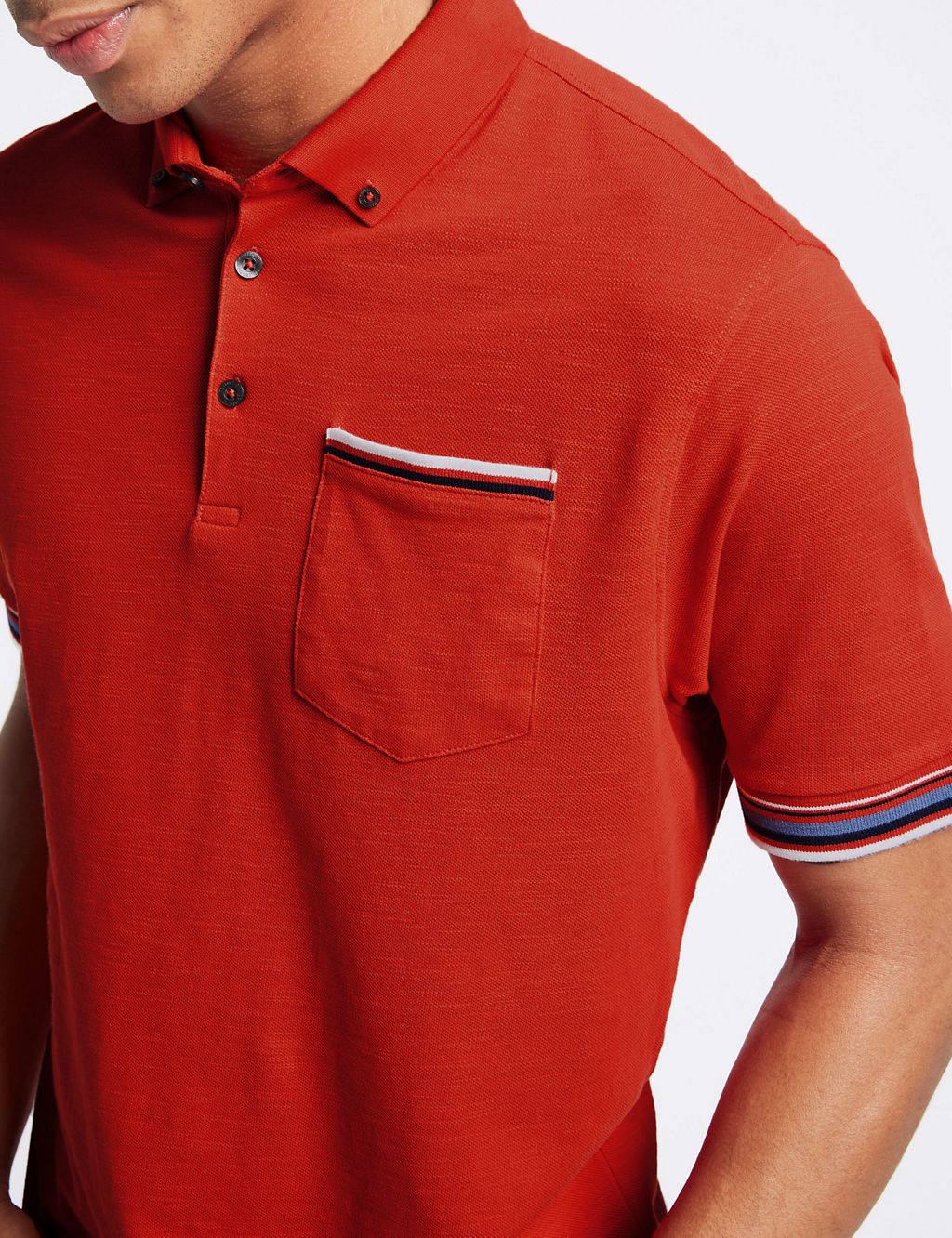 Slim Fit Pure Cotton Polo Shirt 5 of 5