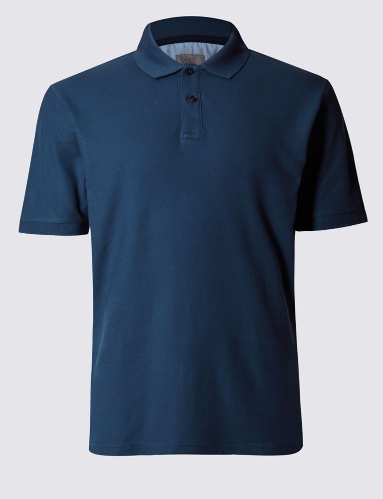 Slim Fit Pure Cotton Polo Shirt 2 of 5