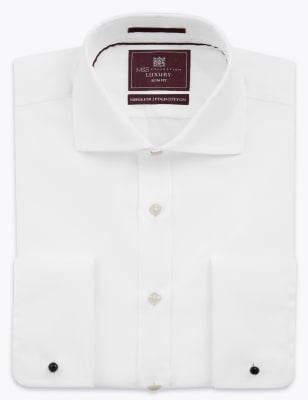 marks and spencer slim fit shirts