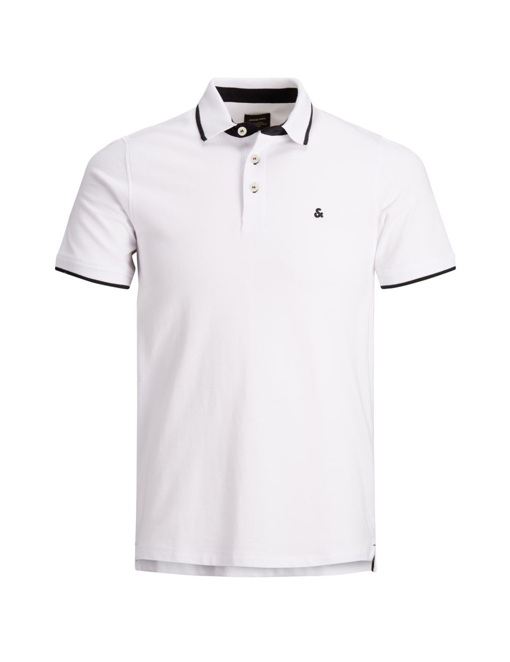 Slim Fit Pure Cotton Tipped Polo Shirt 1 of 6