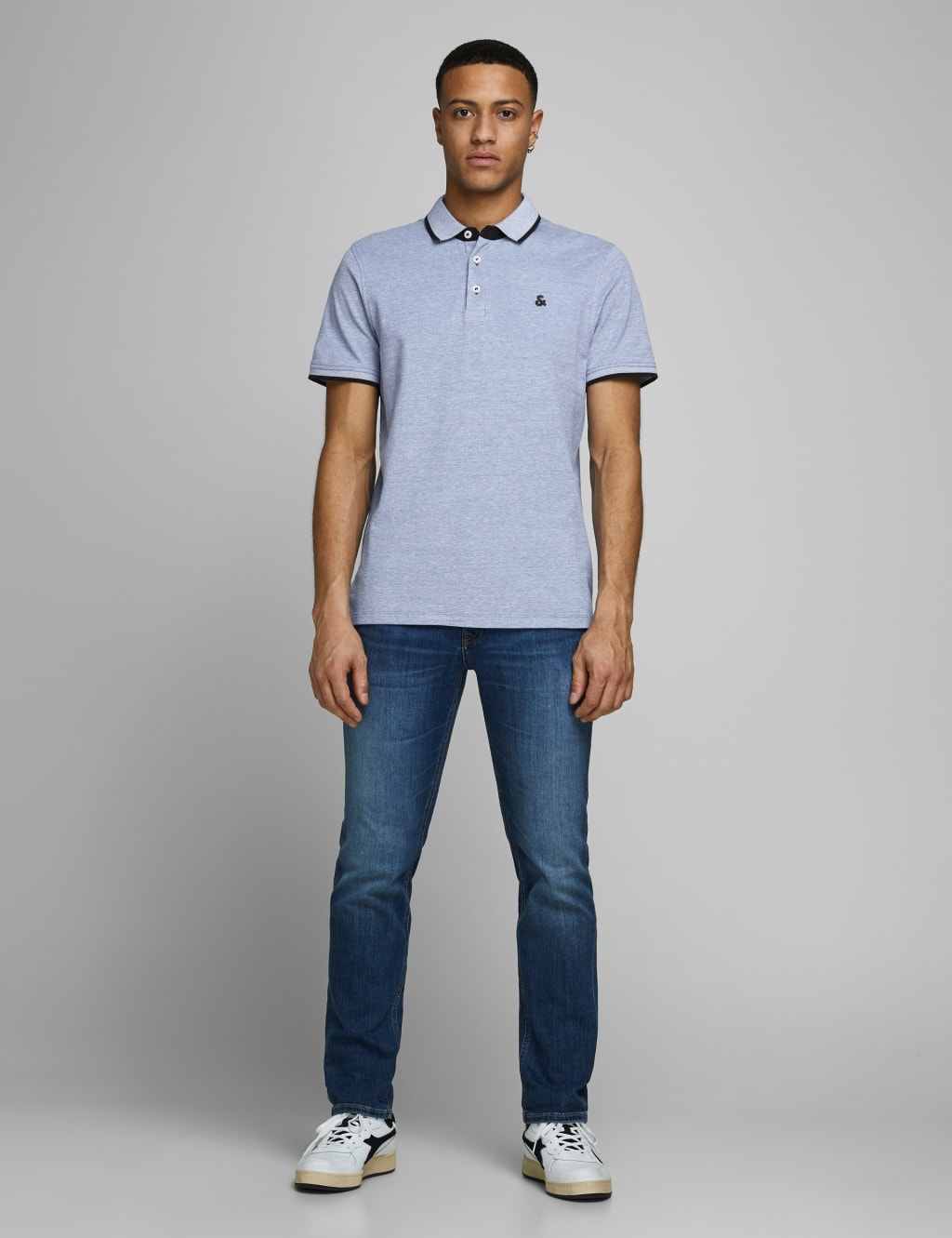 Slim Fit Pure Cotton Tipped Polo Shirt 2 of 5