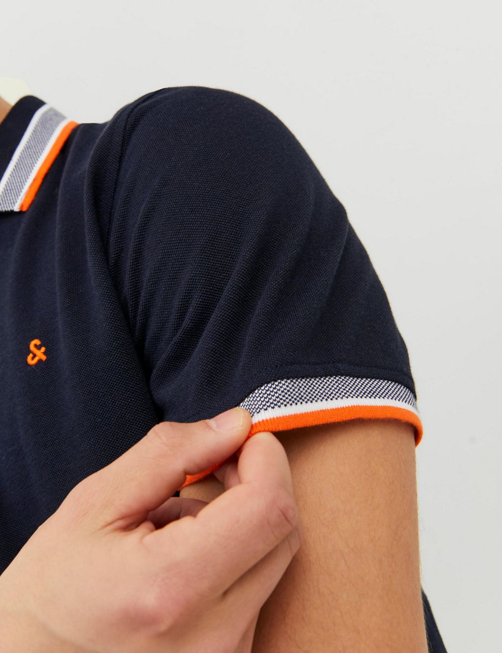 Slim Fit Pure Cotton Tipped Polo Shirt 5 of 7