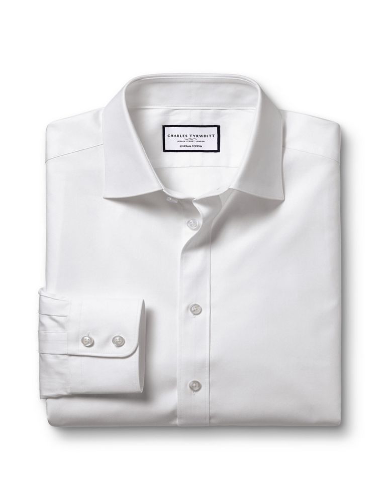Slim Fit Pure Cotton Twill Oxford Shirt 2 of 5