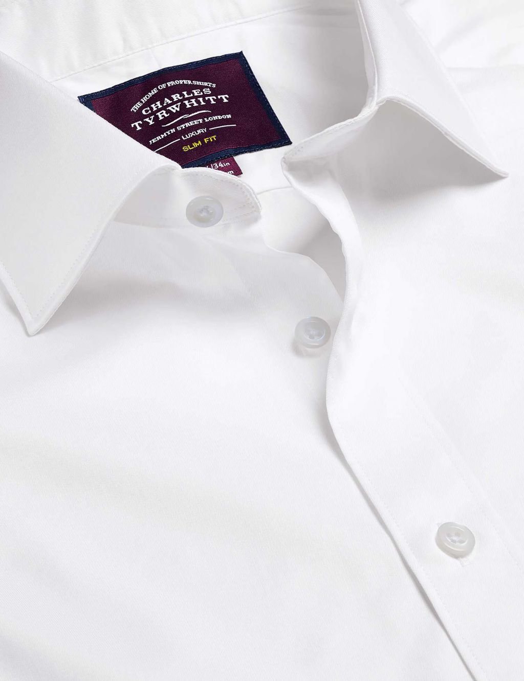 Slim Fit Pure Cotton Twill Shirt 5 of 5