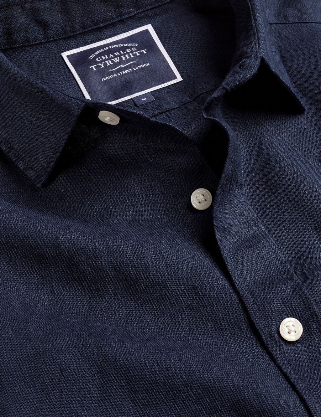 Slim Fit Pure Linen Shirt | Charles Tyrwhitt | M&S