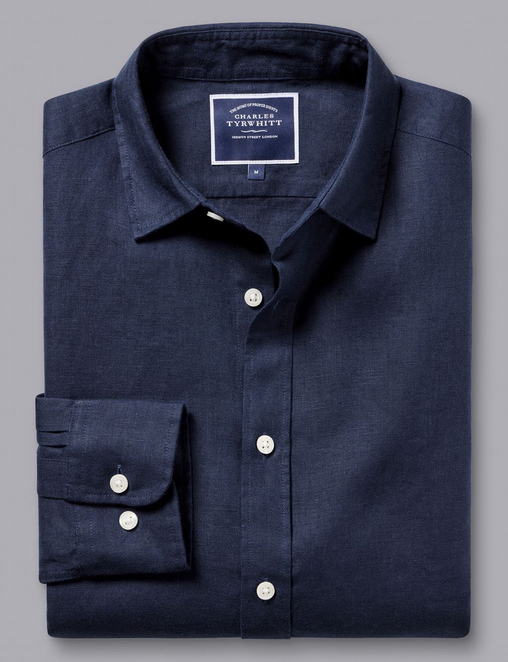 Charles Tyrwhitt Slim Fit Chambray Shirt, Indigo at John Lewis & Partners