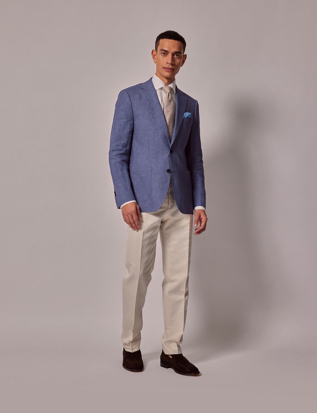 Slim Fit Pure Linen Suit Jacket 1 of 8