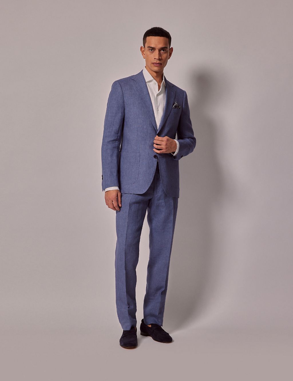 Slim Fit Pure Linen Suit Jacket 2 of 8