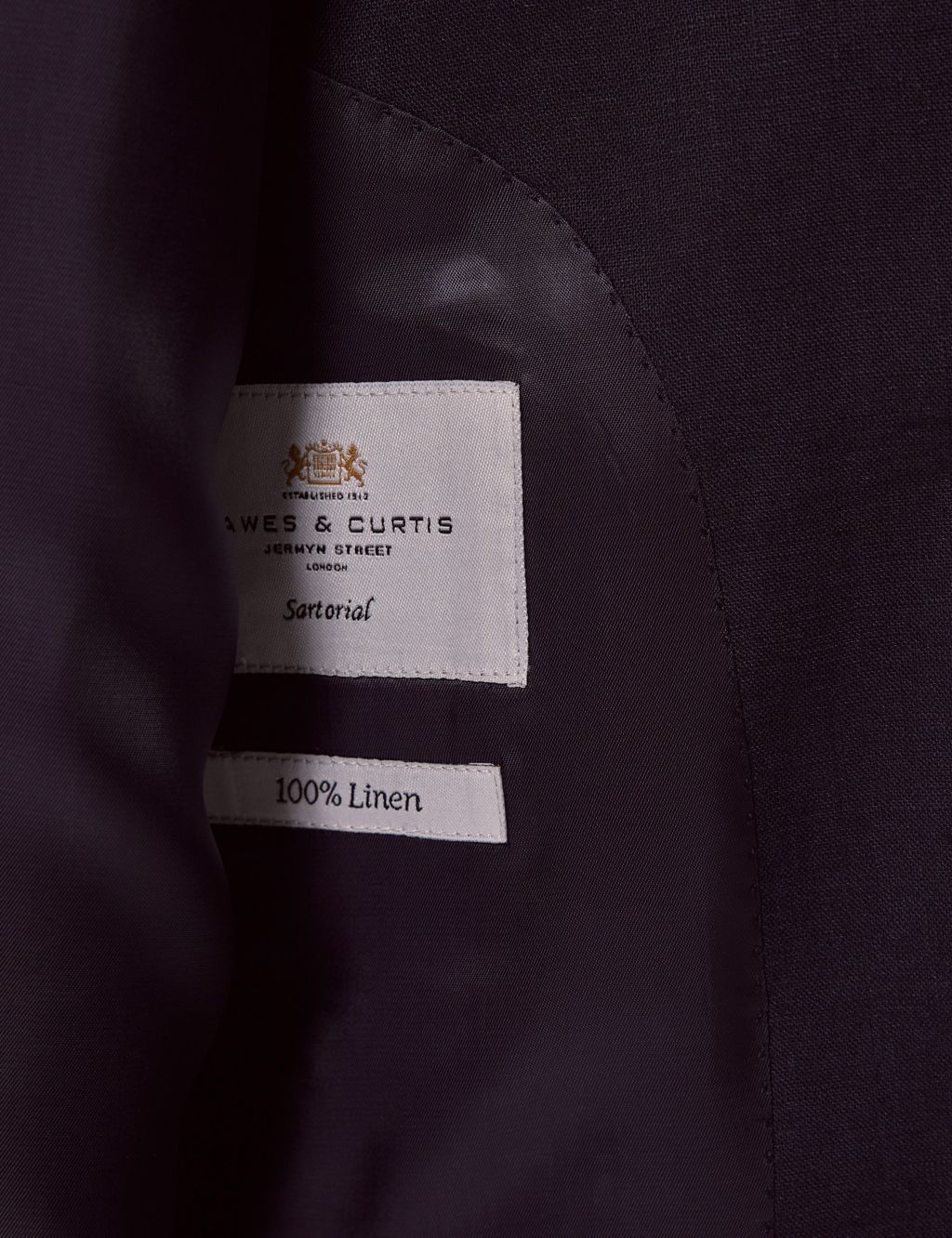 Slim Fit Pure Linen Suit Jacket 6 of 6