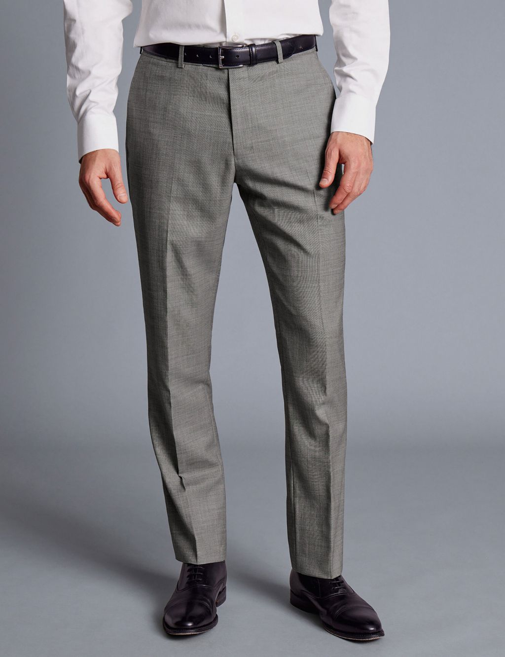 Slim Fit Pure Wool Flat Front Suit Trousers | Charles Tyrwhitt | M&S