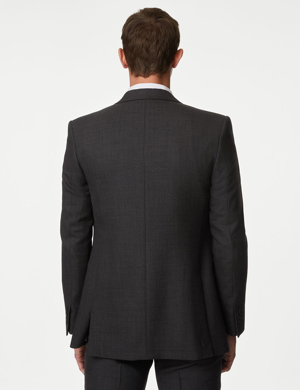 Slim Fit Pure Wool Textured Suit Jacket 7 of 7