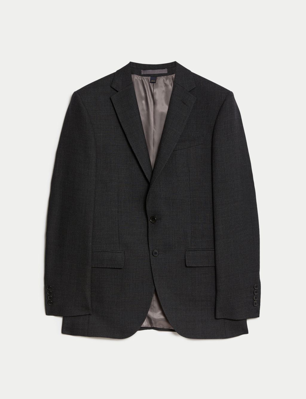 Slim Fit Pure Wool Textured Suit Jacket 1 of 7