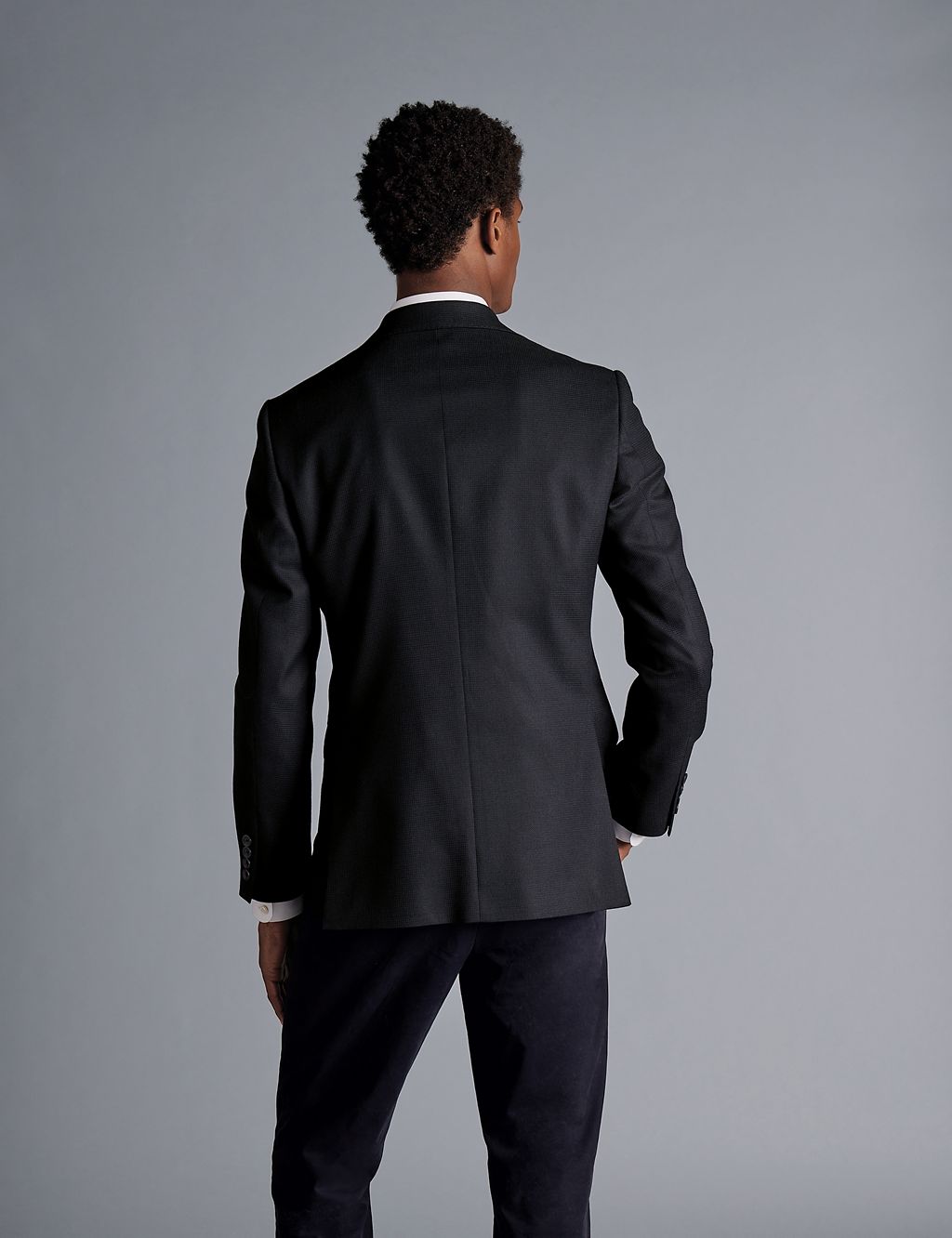 Slim Fit Pure Wool Textured Suit Jacket 2 of 5
