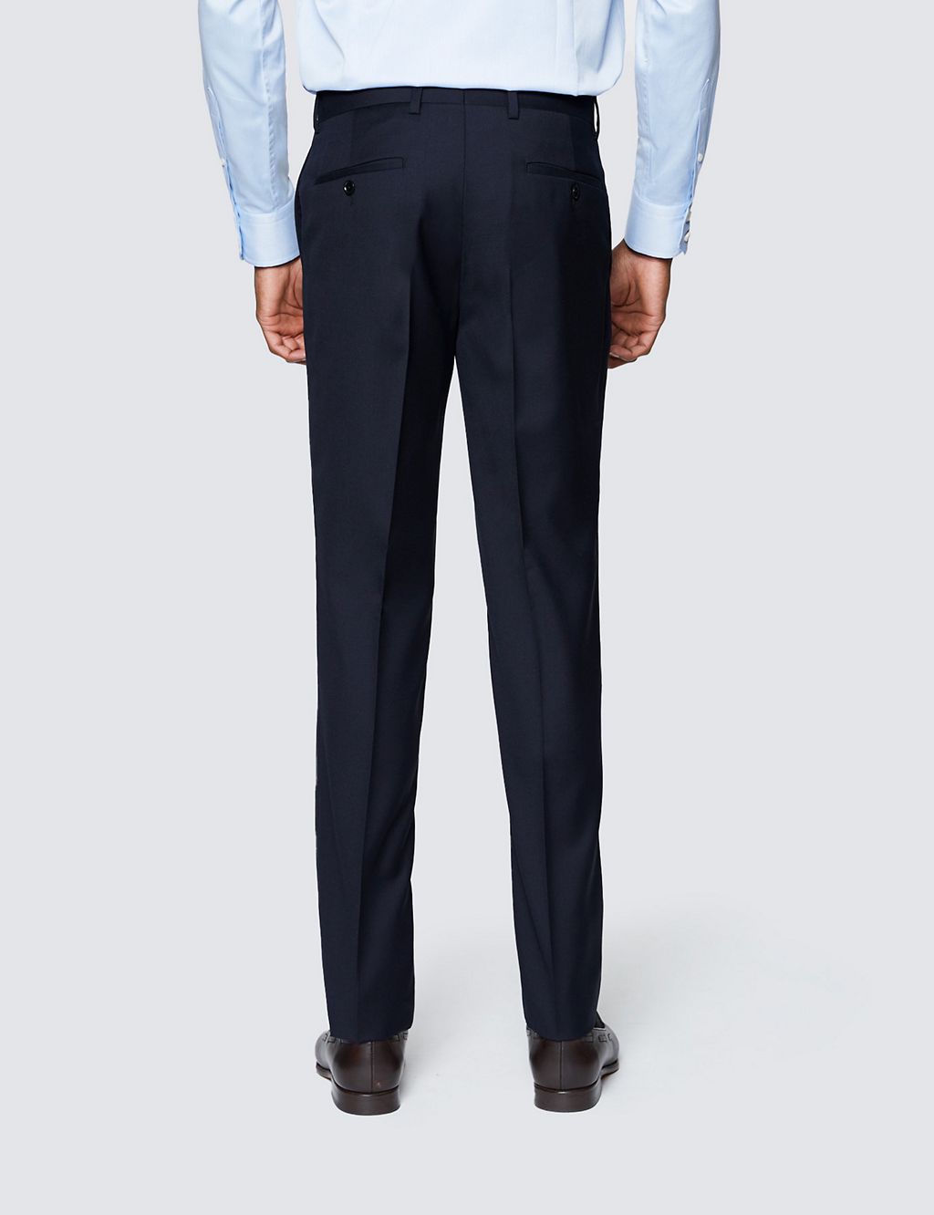 Slim Fit Pure Wool Trousers 2 of 2