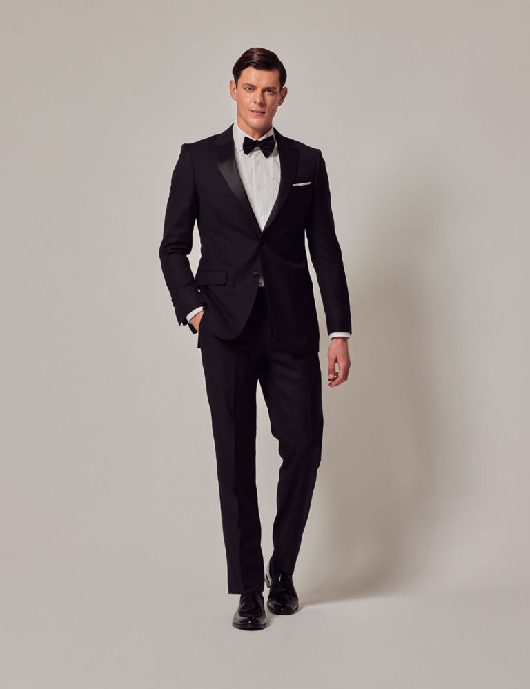 Slim Fit Pure Wool Tuxedo Jacket | Hawes & Curtis | M&S