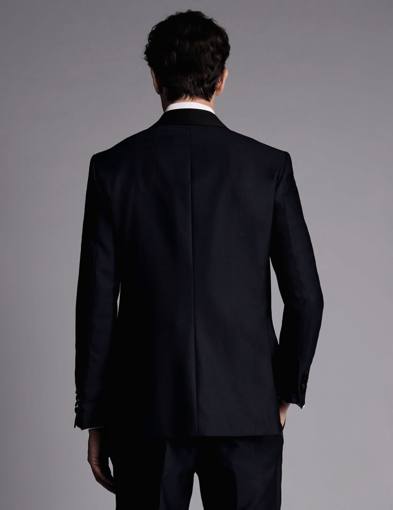 Slim Fit Pure Wool Tuxedo Jacket 3 of 5