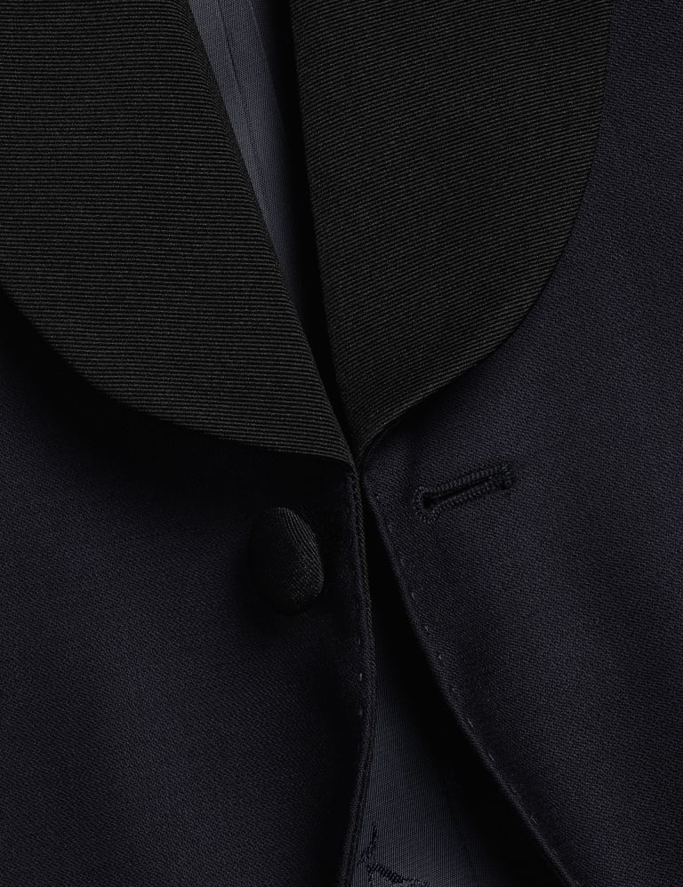 Slim Fit Pure Wool Tuxedo Jacket 5 of 5