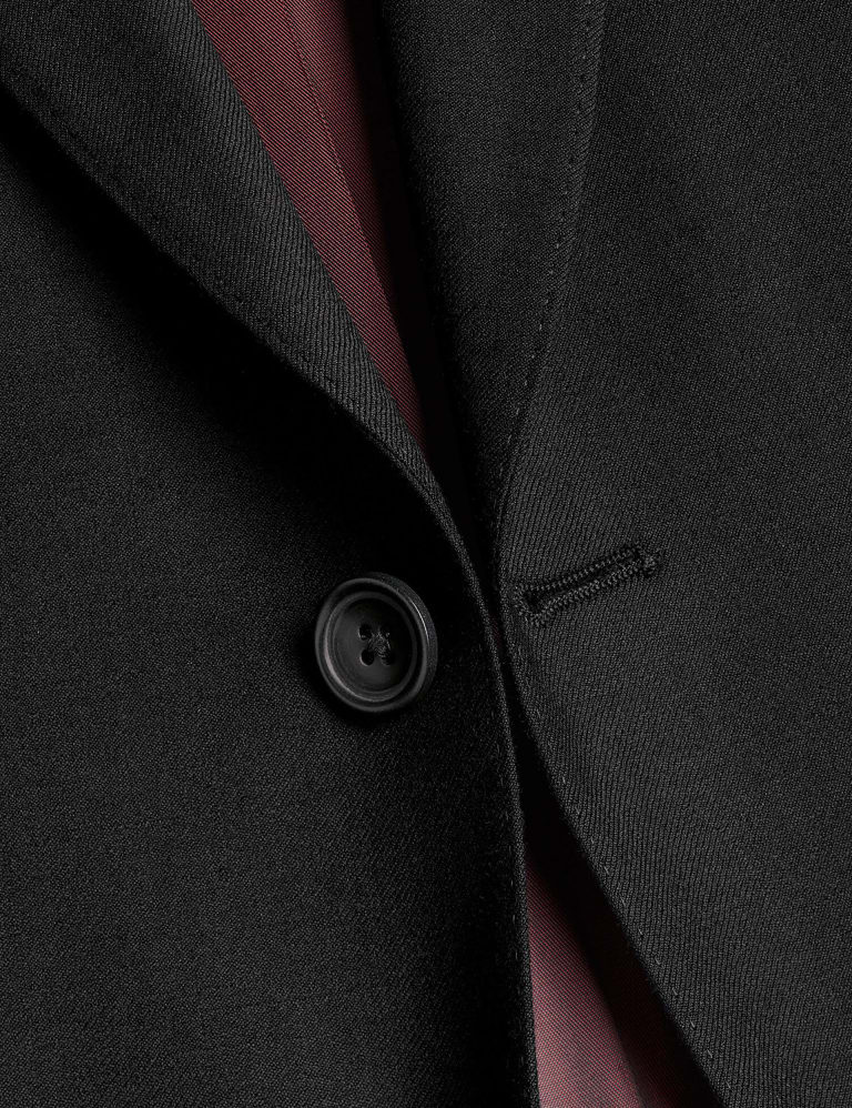 Slim Fit Pure Wool Twill Suit Jacket 2 of 4