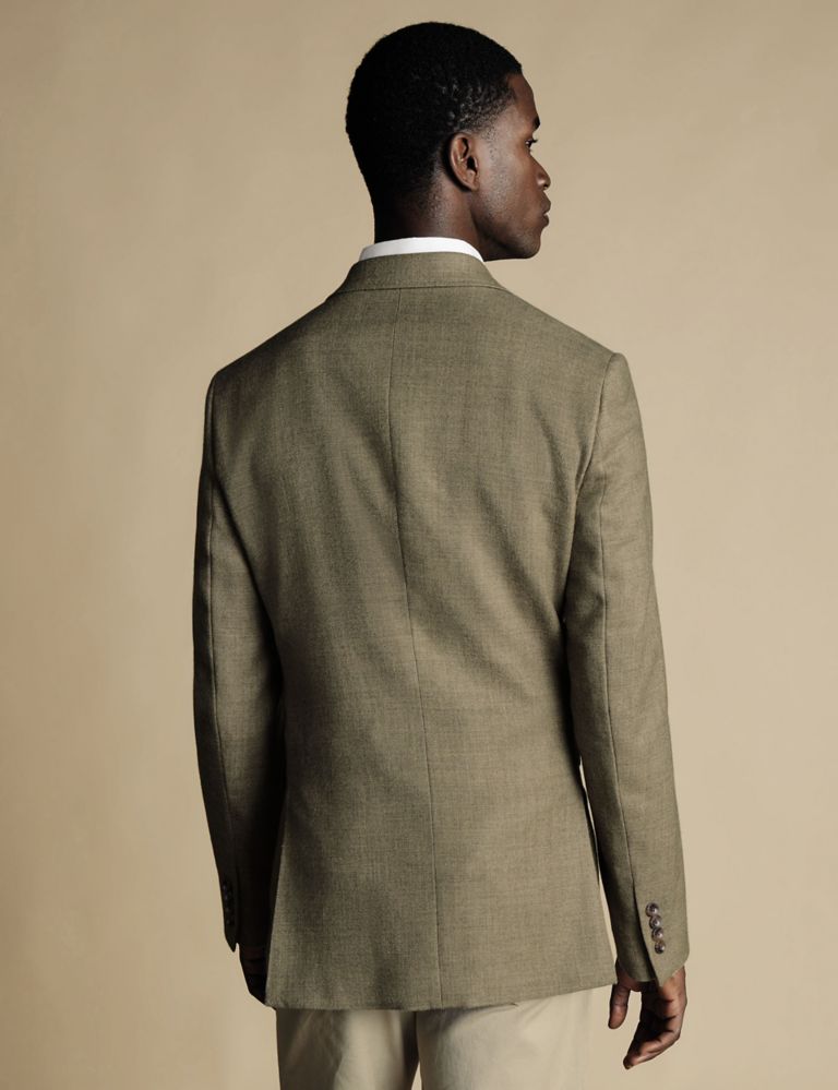 Slim Fit Pure Wool Twill Suit Jacket 3 of 5