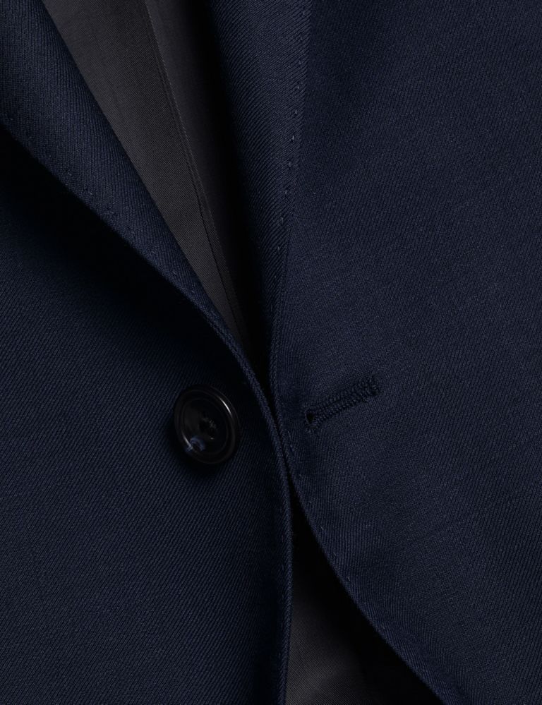 Slim Fit Pure Wool Twill Suit Jacket 5 of 5