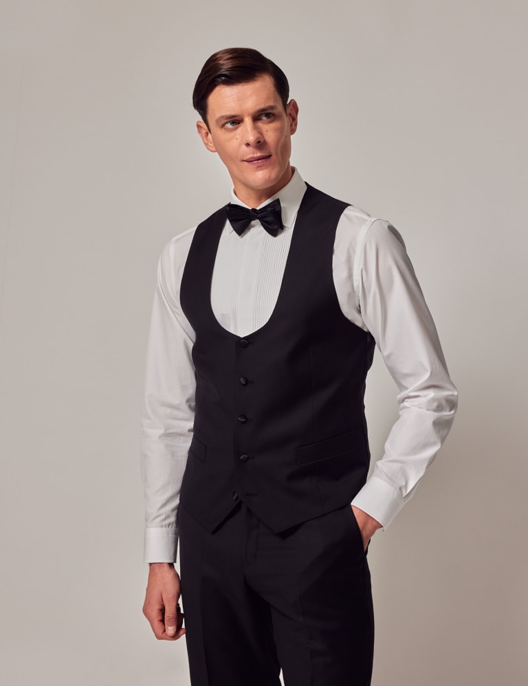 Slim Fit Pure Wool Waistcoat 1 of 7