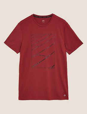 Slim Fit Sports Graphic T-Shirt Image 2 of 6