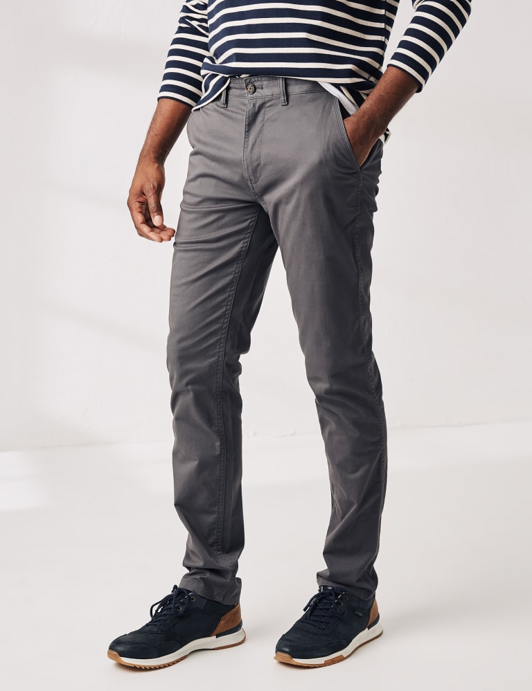 Slim Fit Stretch Chinos 1 of 4