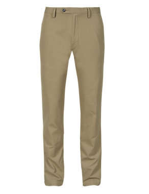 Slim Fit Stretch Cotton Chinos Image 2 of 4