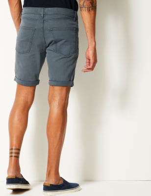 slim leg shorts