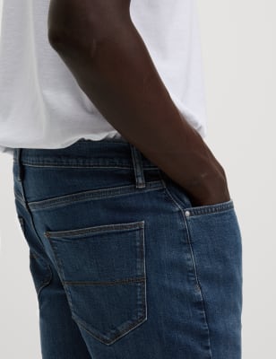 M&s mens hot sale tapered jeans