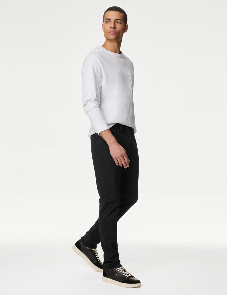 Slim Fit Stretch Jeans, M&S Collection