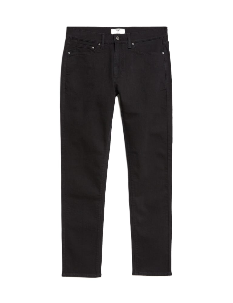 Buy Solid Black Skinny Comfort Stretch Jeans from the Next UK online shop