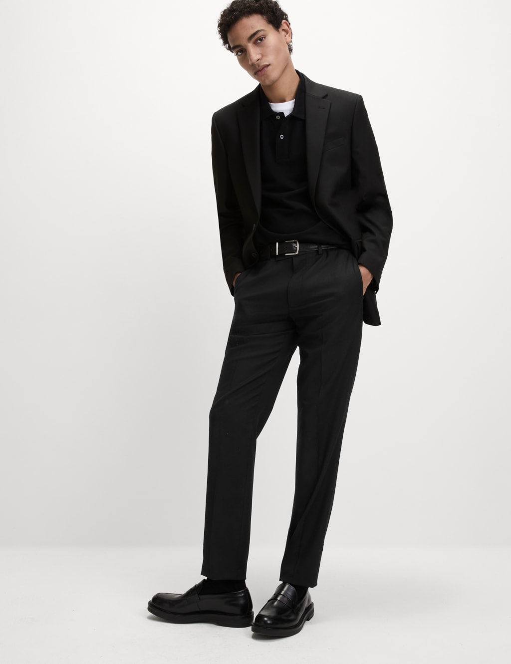 Slim Fit Stretch Suit Trousers 1 of 8