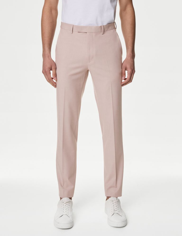 Slim Fit Stretch Trousers 1 of 7