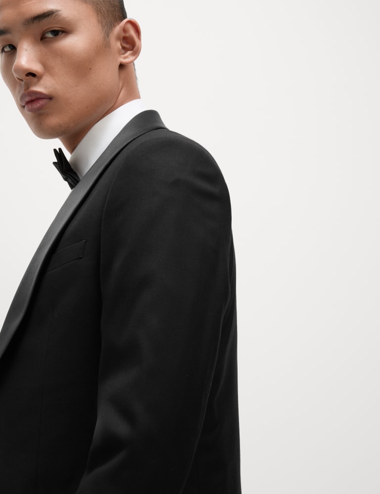Slim Fit Stretch Tuxedo Jacket M S Collection M S