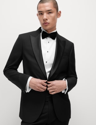 White dinner jacket 2025 marks and spencer