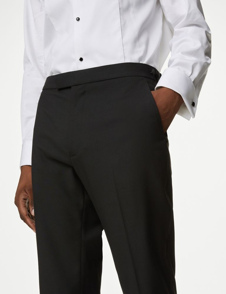 Slim Fit Stretch Tuxedo Trousers 3 of 8