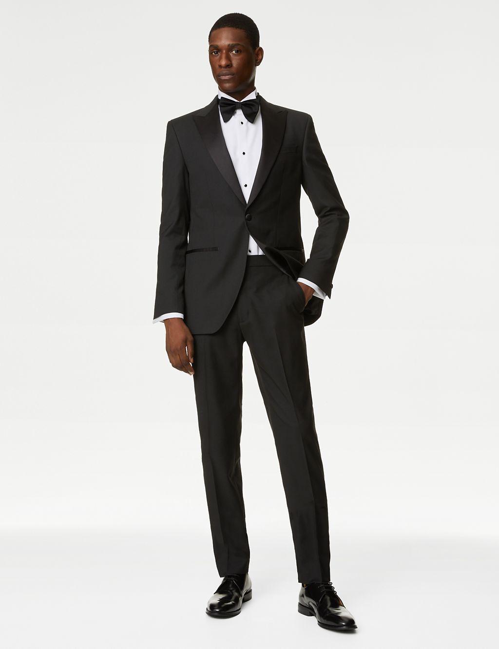 Slim Fit Stretch Tuxedo Trousers 7 of 8
