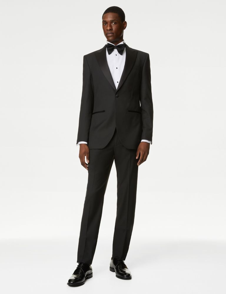 Slim Fit Stretch Tuxedo Trousers 6 of 8