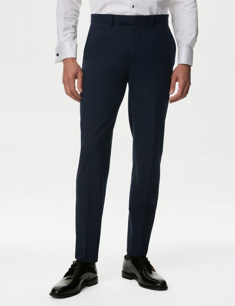 Slim Fit Stretch Tuxedo Trousers 3 of 7