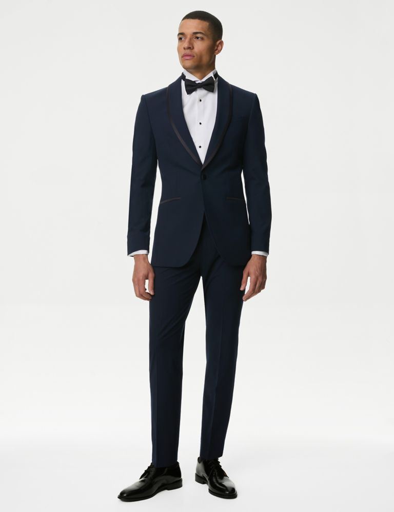 Slim Fit Stretch Tuxedo Trousers 6 of 7