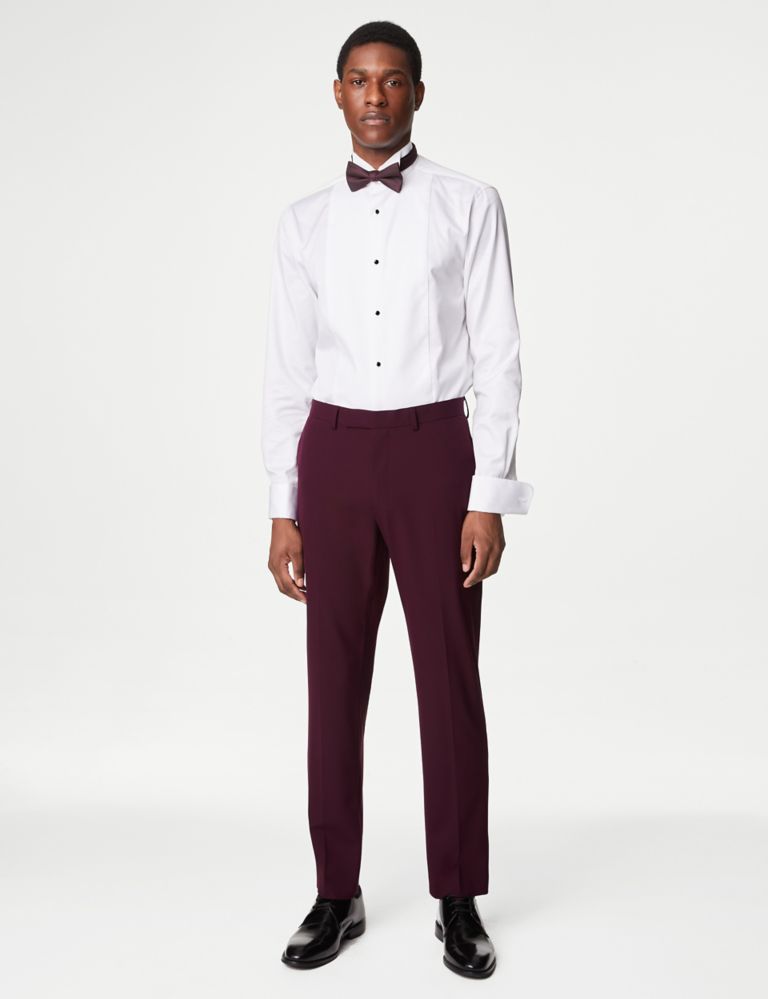 Slim Fit Stretch Tuxedo Trousers 1 of 7