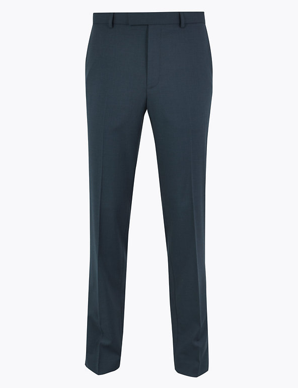 Slim Fit Suit Trousers with Stretch Image 1 of 1