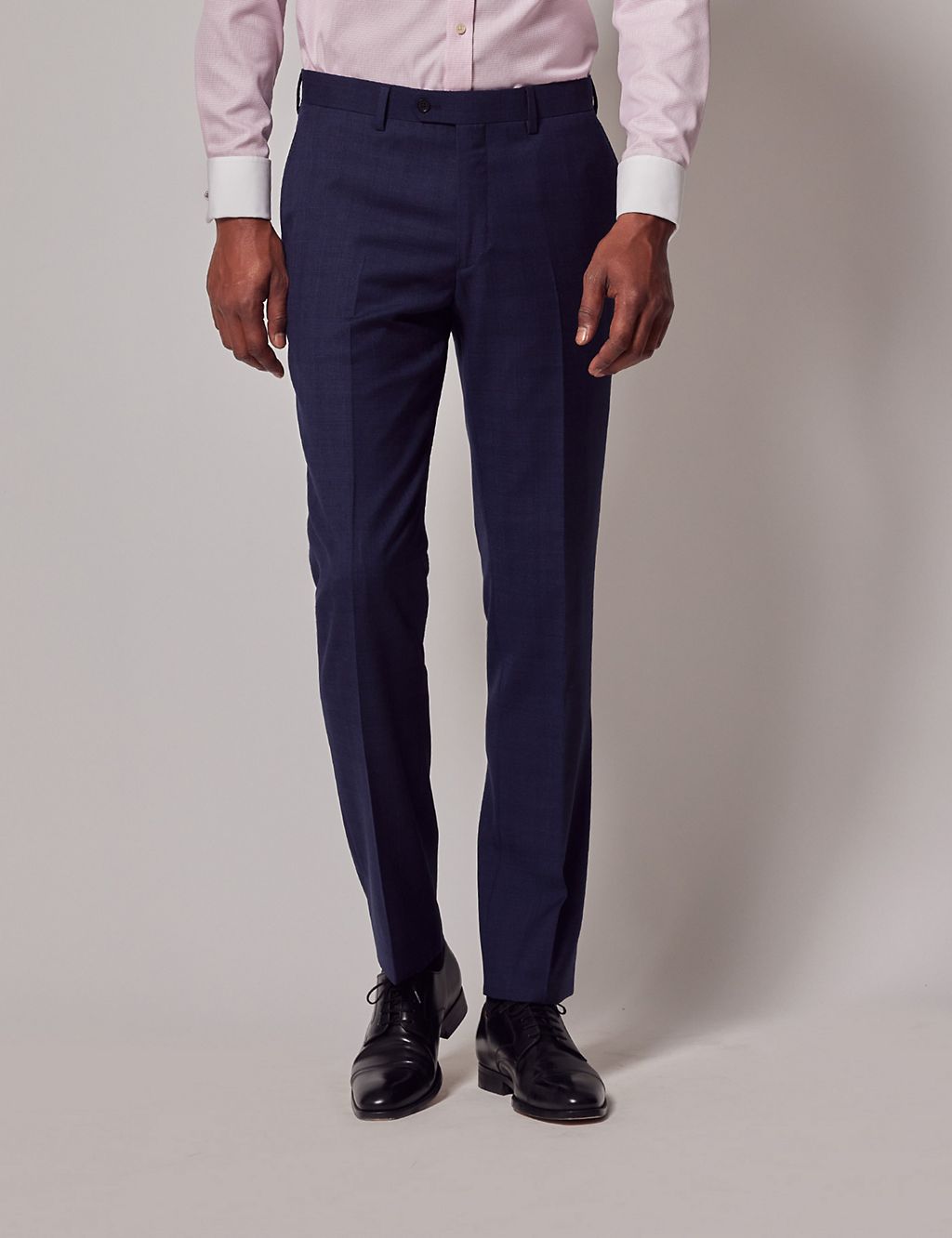 Slim Fit Super 120s Wool Check Suit Trousers | Hawes & Curtis | M&S