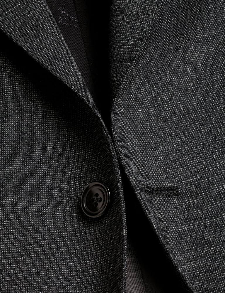 Slim black suit jacket on sale