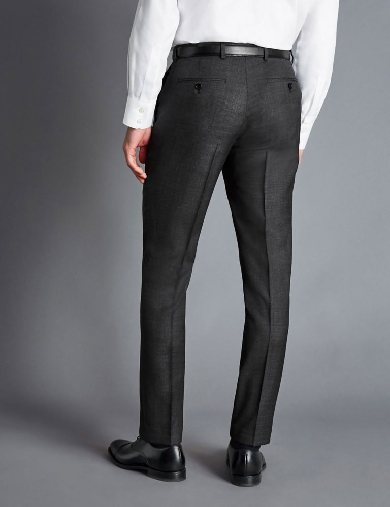 Slim Fit Super 120s Wool Suit Trousers 3 of 3