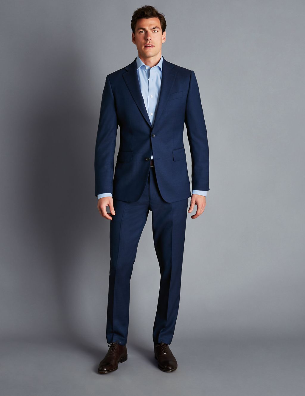 Slim Fit Super 120s Wool Textured Suit Jacket 1 of 5
