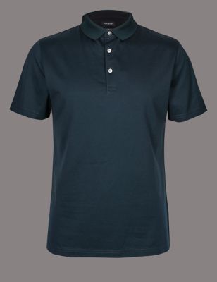 Slim Fit Supima® Cotton Polo Shirt Image 2 of 4