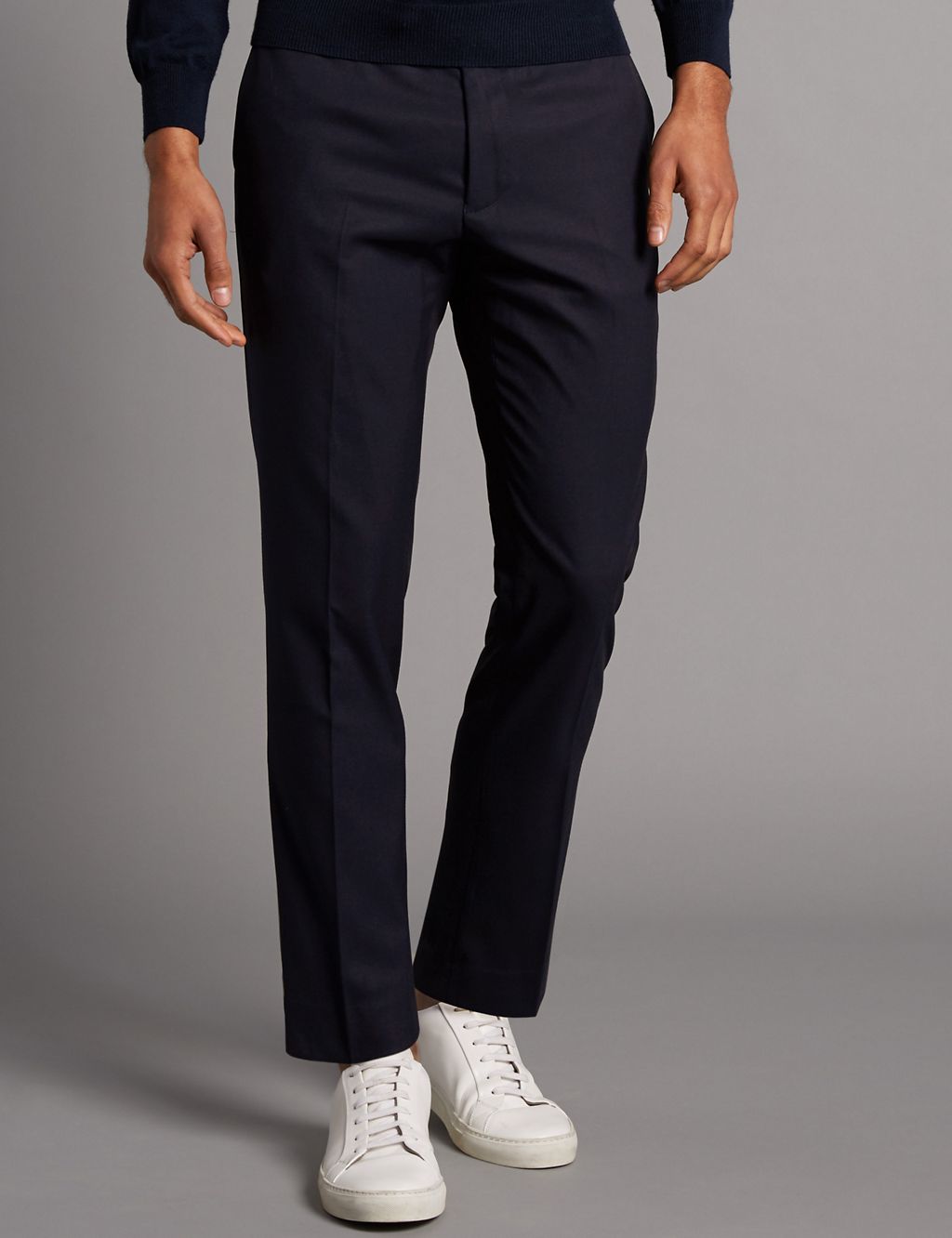 Slim Fit Textured Chinos 3 of 3