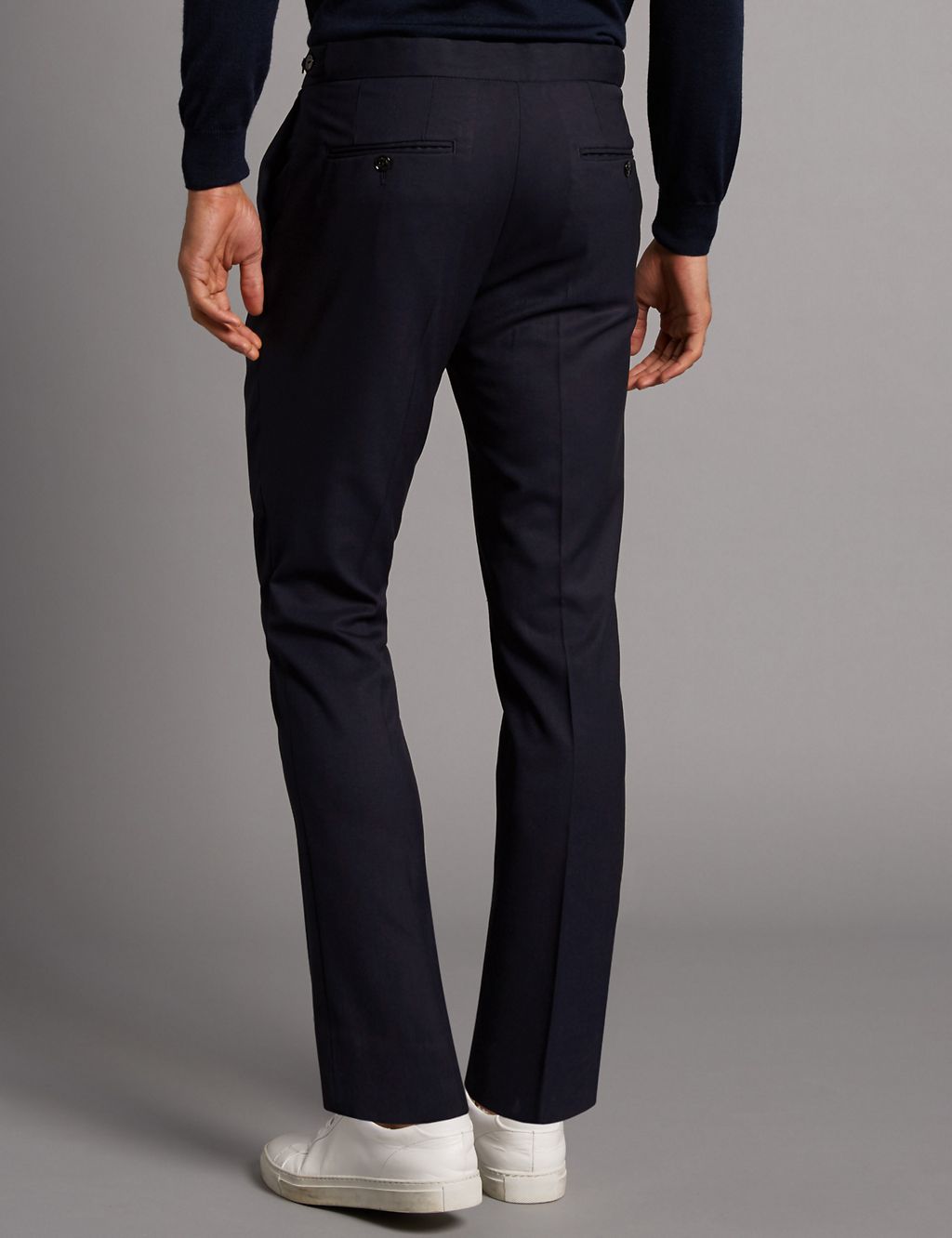 Slim Fit Textured Chinos 2 of 3